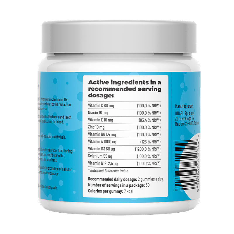 MED GUMMIES Multivitamin With Vitamin D 60 Pcs